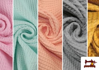 Vente de Tissu en Waffle/Gaufre de Couleurs Vente de Tissu en Waffle/Gaufre de Couleurs