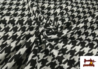 Tissu Jacquard avec Imprimé Pied-de-Poule Tissu Jacquard avec Imprimé Pied-de-Poule