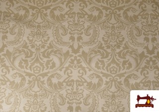 Acheter Tissu en Canvas avec Médaillon de Couleur Beige Acheter Tissu en Canvas avec Médaillon de Couleur Beige