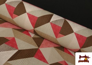 Tissu en Canvas avec Imprimé Abstract Géométrique Tissu en Canvas avec Imprimé Abstract Géométrique