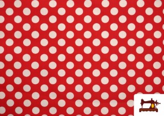 Tissu pour Vêtements Minnie et Flamenco avec Pois de Coton Tissu pour Vêtements Minnie et Flamenco avec Pois de Coton