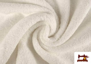 Tissu de Boucle en Coton Américain Blanc Tissu de Boucle en Coton Américain Blanc