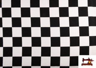 Vente de Tissu Damier Noir et Blanc Vente de Tissu Damier Noir et Blanc