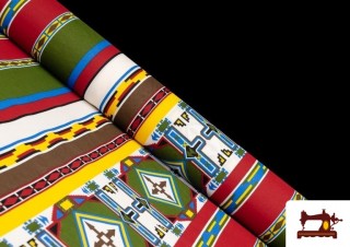 Tissu Hippie Imprimé avec Motifs Ethniques Tissu Hippie Imprimé avec Motifs Ethniques