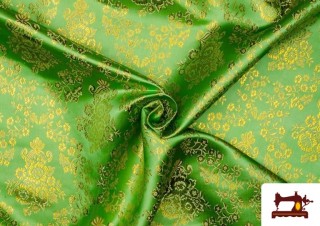 Tissu Vert avec Lamé Doré Tissu Vert avec Lamé Doré