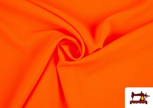 Tissu Fluo Phosphorescent couleur Orange