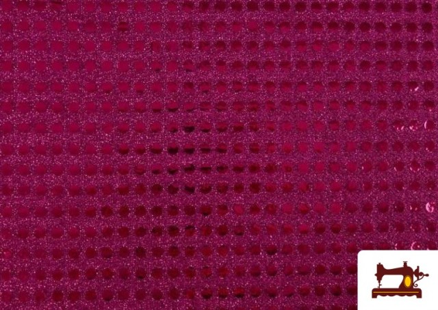 Acheter Tissu à Paillettes / Strass couleur Fuchsia