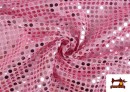 Vente de Tissu à Paillettes / Strass couleur Rosé