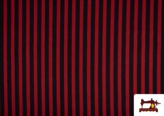 Acheter Tissu à Rayures Rouges et Noires Acheter Tissu à Rayures Rouges et Noires