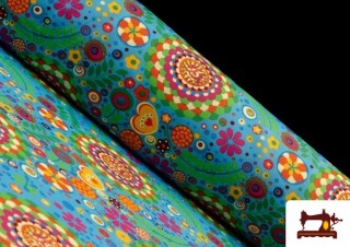 Tissu Fantaisie avec Imprimé Style Hippie Tissu Fantaisie avec Imprimé Style Hippie
