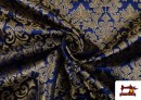 Acheter en ligne Tissu en Jacquard pour Vêtements Medievaux Économique couleur Gros bleu