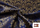 Vente en ligne de Tissu en Jacquard pour Vêtements Medievaux Économique couleur Gros bleu