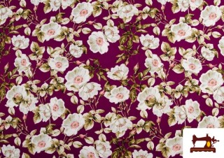 Vente de Tissu pour Vêtements Flamenco avec Fleurs Vente de Tissu pour Vêtements Flamenco avec Fleurs
