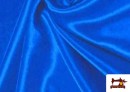 Acheter Tissu de Rase en Polyester couleur Bleu