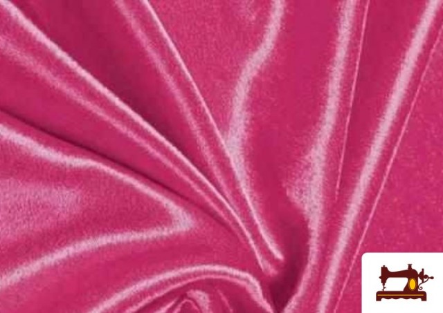 Acheter en ligne Tissu de Rase en Polyester couleur Fuchsia