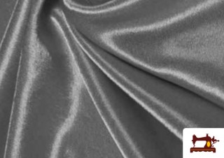 Vente en ligne de Tissu de Rase en Polyester couleur Gris Vente en ligne de Tissu de Rase en Polyester couleur Gris