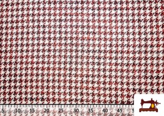 Vente de Tissu en Laine Tissé Style Chanel couleur Grenat Vente de Tissu en Laine Tissé Style Chanel couleur Grenat