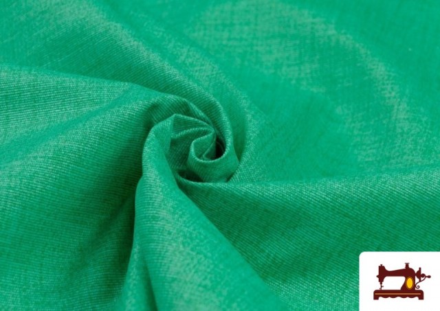 Acheter Tissu en Canvas avec Finissage Anti-Tâches pour Tapisserie couleur Vert