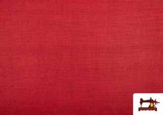 Tissu de Jute de Couleurs couleur Rouge