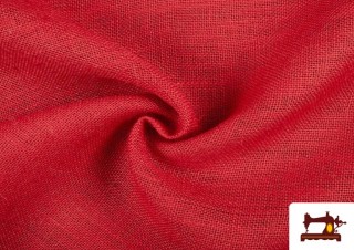 Vente de Tissu de Jute de Couleurs couleur Rouge