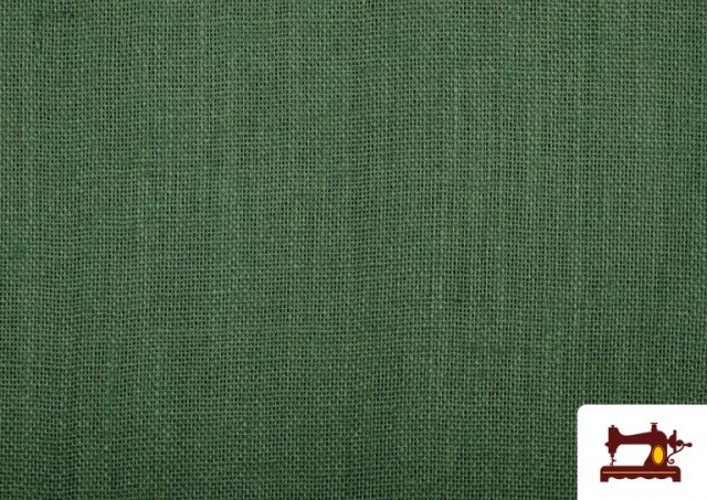 Vente en ligne de Tissu de Jute de Couleurs couleur Vert Bouteille