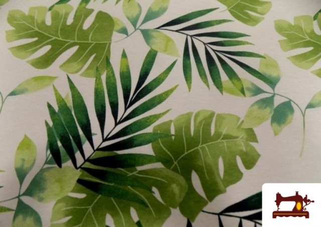 Acheter Tissu en Canvas Répulsif a l'Eau Style Tropical