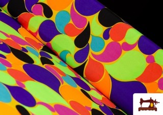 Tissu Fantaisie Multicolore Tissu Fantaisie Multicolore