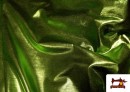 Tissu en Lycra avec Couleurs Métallisées couleur Vert