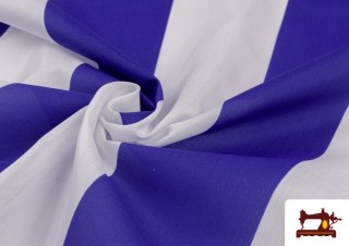 Tissu à Rayures Bleues et Blanches Tissu à Rayures Bleues et Blanches