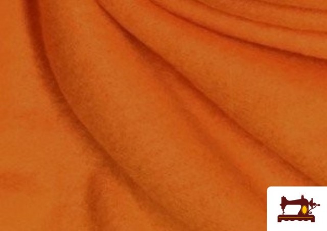 Vente de Tissu Polaire Thermique couleur Orange