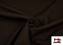 Tissu en Stretch Économique de Couleurs (Largeur 280 cm) couleur Brun