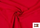 Tissu en Stretch Économique de Couleurs (Largeur 280 cm) couleur Rouge