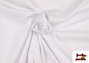 Vente de Tissu en Stretch Économique de Couleurs (Largeur 280 cm) couleur Blanc