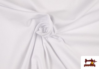Vente de Tissu en Stretch Économique de Couleurs (Largeur 280 cm) couleur Blanc Vente de Tissu en Stretch Économique de Couleurs (Largeur 280 cm) couleur Blanc