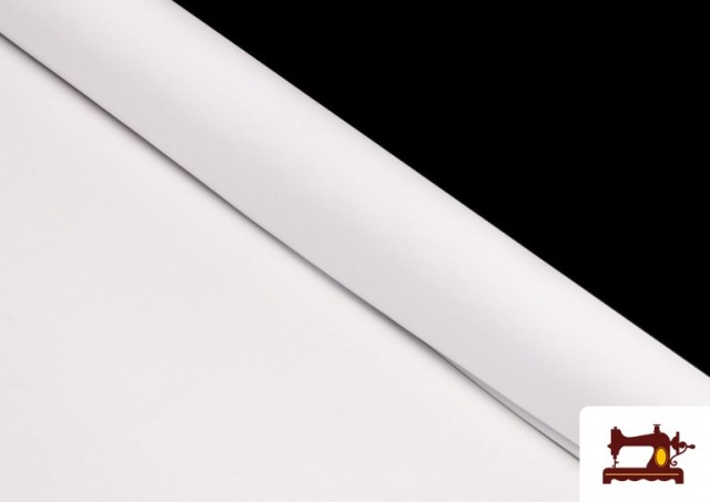 Vente en ligne de Tissu en Stretch Économique de Couleurs (Largeur 280 cm) couleur Blanc