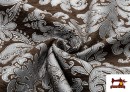 Tissu en Chenille Marron Coordonné pour Tapisserie et Décoration couleur Gris clair