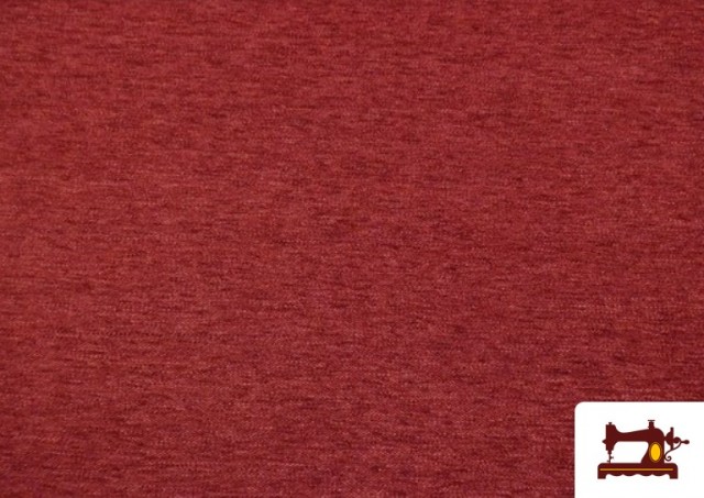 Vente en ligne de Tissu en Chenille Réversible couleur Rubis