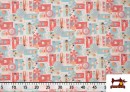 Vente de Tissu Popeline Imprimé avec Motifs de la Plage