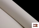 Acheter Tissu en Cuir Synthétique de Couleurs Eco couleur Blanc