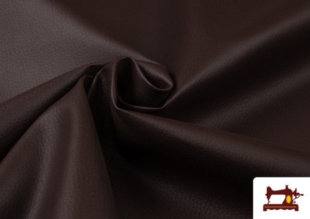 Acheter Tissu en Cuir Synthétique de Couleurs Eco couleur Brun