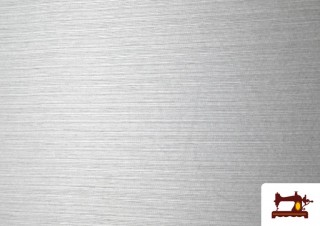Vente de Tissu en Rideau avec Rayures Satinées et Ruban de Plomb couleur Blanc Vente de Tissu en Rideau avec Rayures Satinées et Ruban de Plomb couleur Blanc