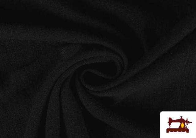 Acheter Tissu en Lin de Couleurs couleur Noir