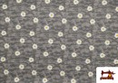 Tissu en Coton Imprimé avec Camouflage et Fleurs