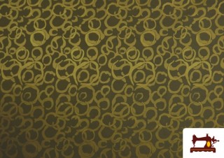 Acheter Tissu en Jacquard Imprimé avec Cercles Acheter Tissu en Jacquard Imprimé avec Cercles
