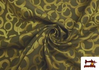 Tissu en Jacquard Imprimé avec Cercles Tissu en Jacquard Imprimé avec Cercles