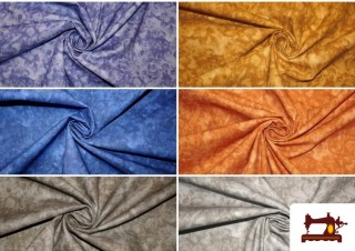 Vente de Tissu en Coton Marbré de Couleurs Vente de Tissu en Coton Marbré de Couleurs