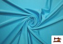 Tissu en Lyra Élastique de Couleurs couleur Bleu turquoise