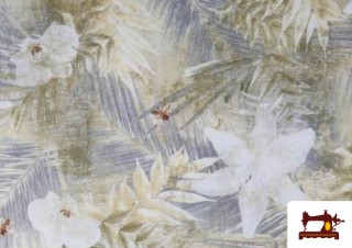 Vente de Tissu en Canvas avec Imprimé Tropical