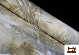 Tissu en Canvas avec Imprimé Tropical
