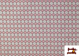 Acheter en ligne Tissu en Canvas avec Imprimé Géométrique Petit Acheter en ligne Tissu en Canvas avec Imprimé Géométrique Petit